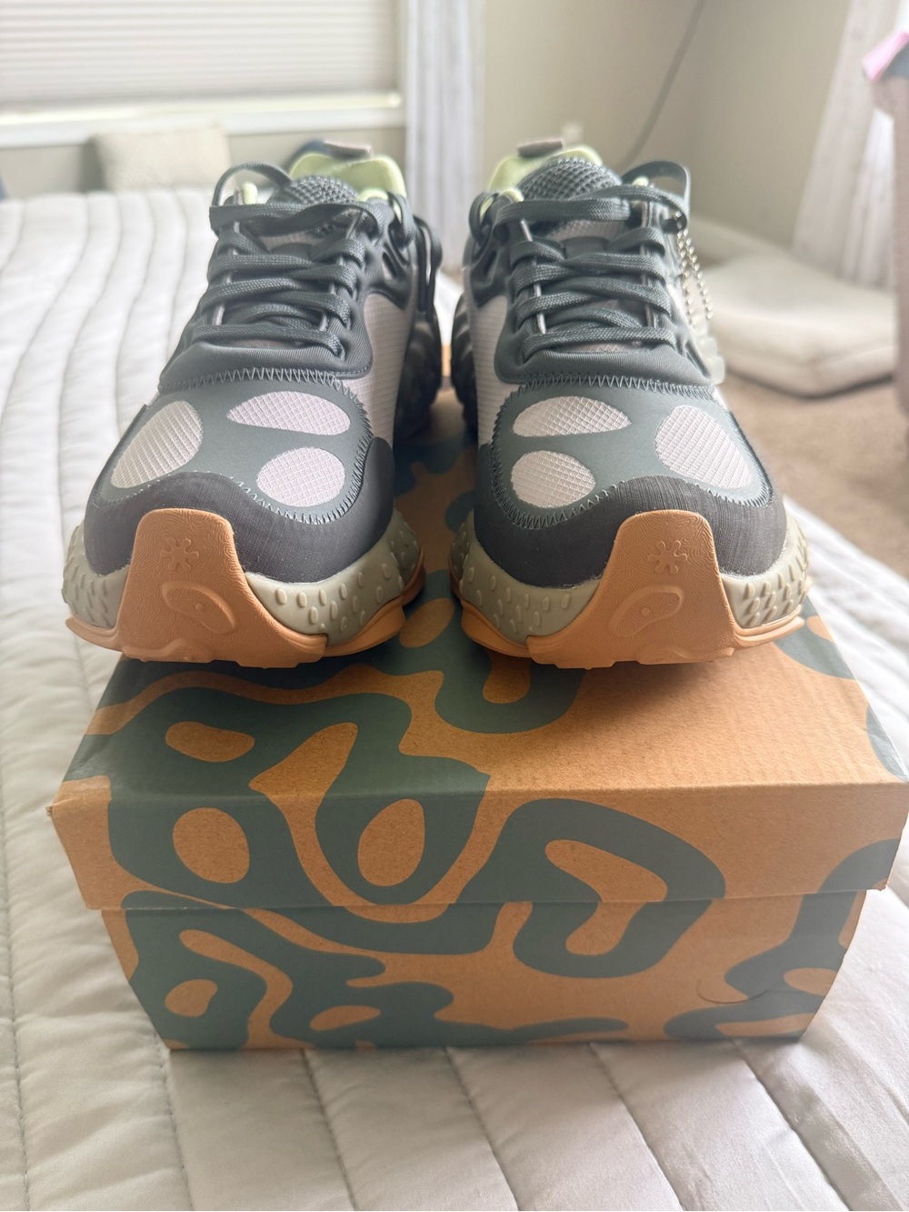 Spunge Osmosis Sneakers Green Purple Men’s 8.5 Women’s 10 NIB Salehe Bembury